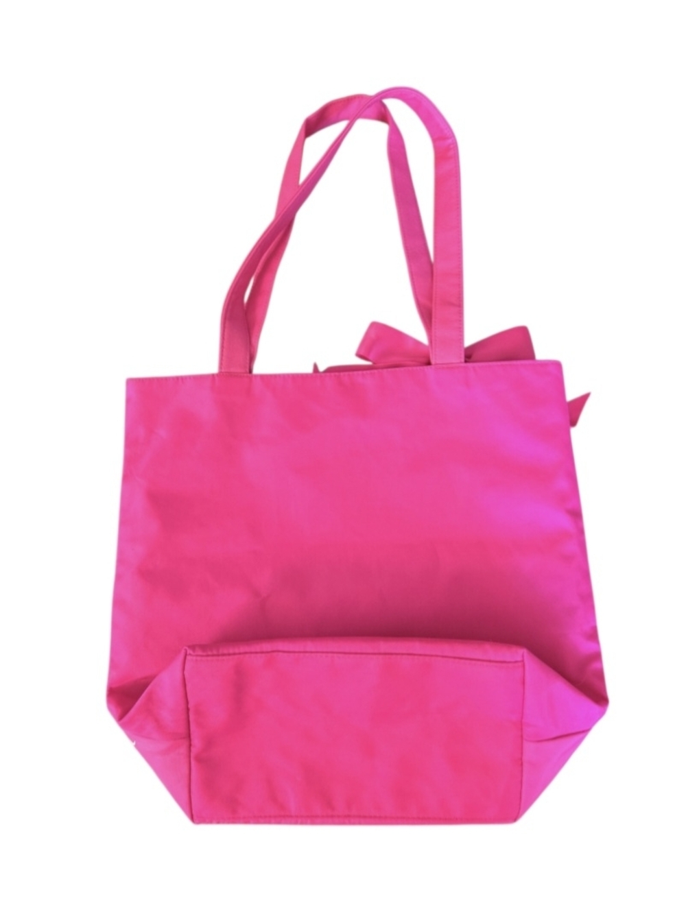 Juicy Couture Pink Tote with Bow and Logo Plaque - Picture 3 of 11